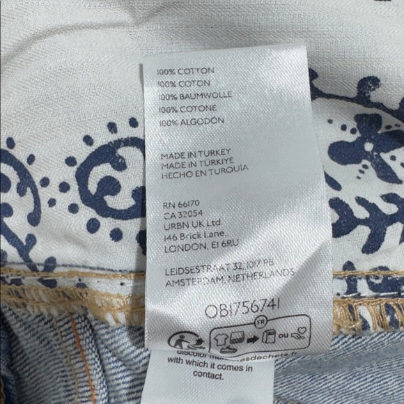 We The Free Newbies Solid Slouchy Baggy Jeans High Rise Casual Size Small - Picture 10 of 12